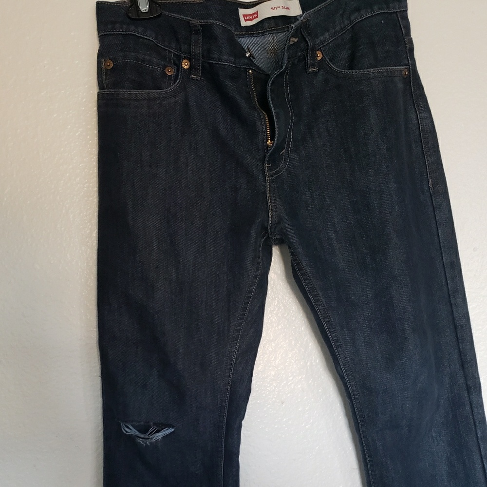 Levi's 511 Strauss distress skinny jeans - Picture 7 of 7
